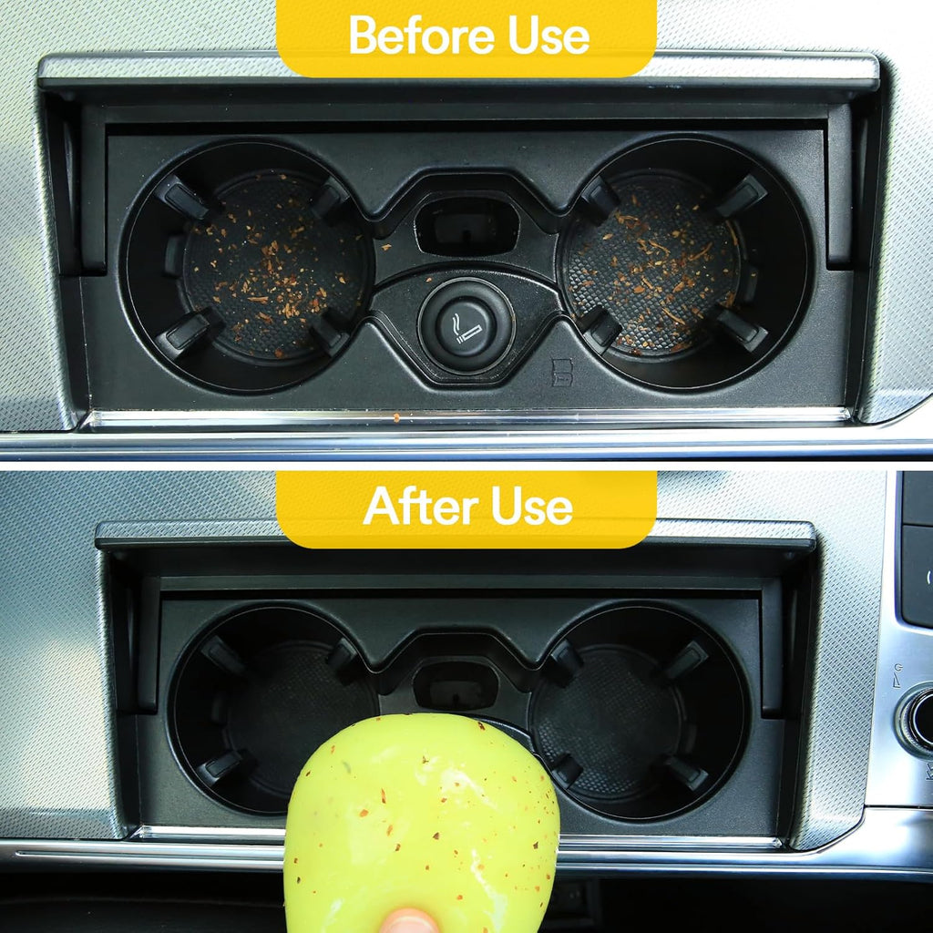 Car Cleaning Gel Detailing Kit Car Cleaning Putty Car Slime Interior Cleaner Supplies Car Accessories Yellow Stocking Stuffers Gifts for Men Women White Elephant Gifts Adults Teens Christmas