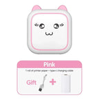 Mini Printer Thermal Adhesive Labels Printer Sticker Bluetooth Mini Pocket Label Notes Printer for Home and Office Android IOS .