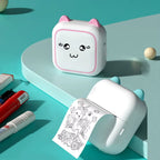 Mini Printer Thermal Adhesive Labels Printer Sticker Bluetooth Mini Pocket Label Notes Printer for Home and Office Android IOS .